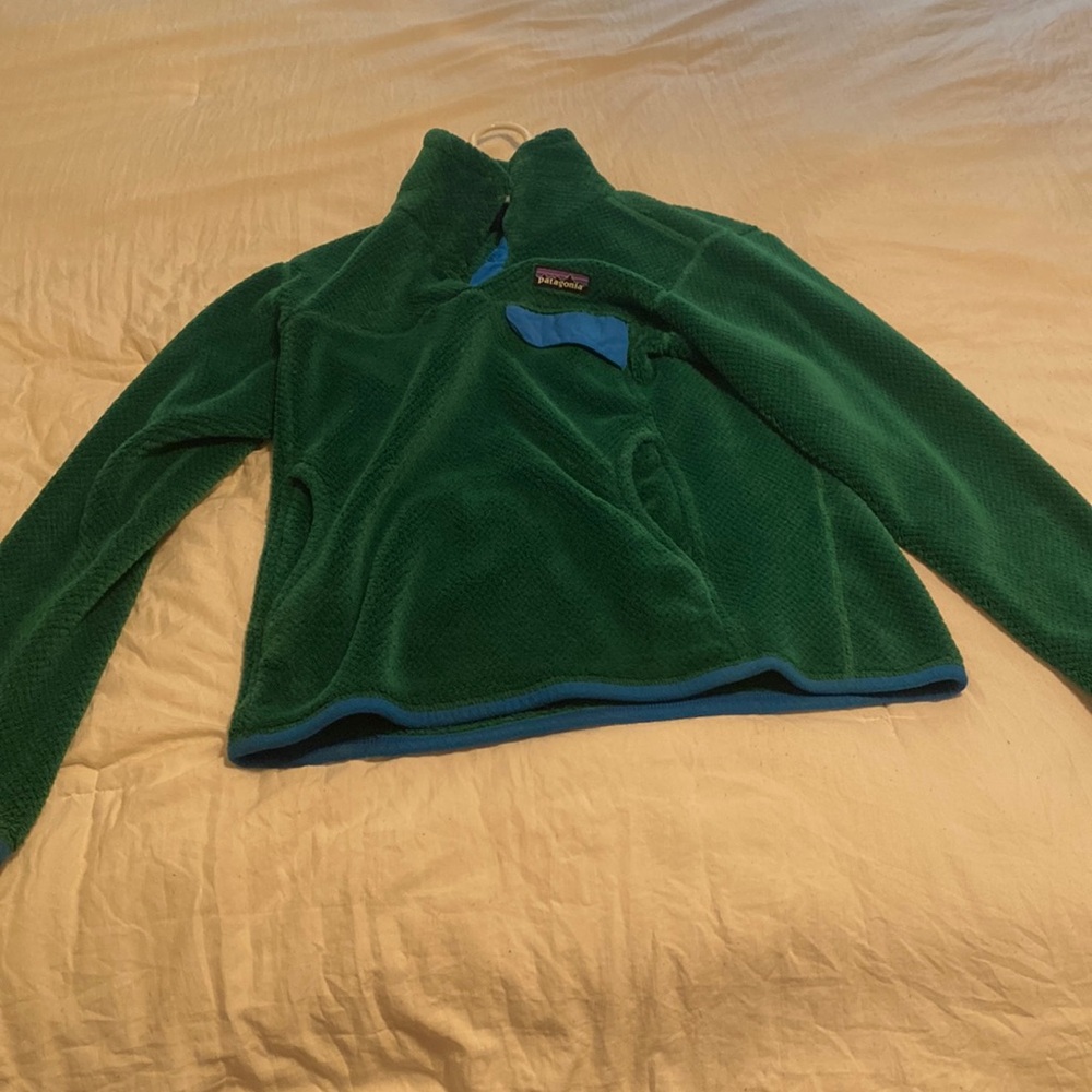 Green and blue women’s small sweatshirt